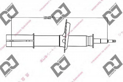 DJ PARTS ds1223gs -  Амортизатор